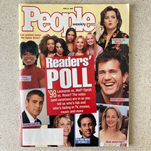 Mel Gibson Oprah Winfrey Spice Girls People Magazine April 27 1998 Address Label